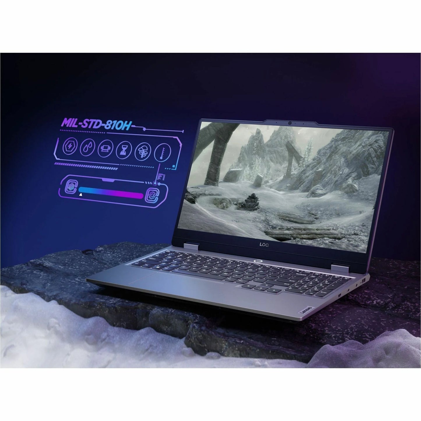 LOQ 15 15.6" 1920 X 1080 FHD 144Hz Gaming Laptop AMD Ryzen 7-8845HS 16GB DDR5 1TB SSD NVIDIA Geforce RTX 4060 8GB Luna Grey